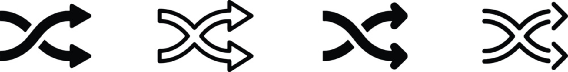 arrow, symbol, abstract, intertwined, loop, connection, flow, movement, design, graphic, icon, shape, art, modern, simple, black, white, isolated, concept, direction, exchange, link, twist, curve, pat