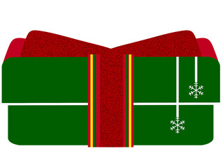 Fototapeta premium christmas gift box,