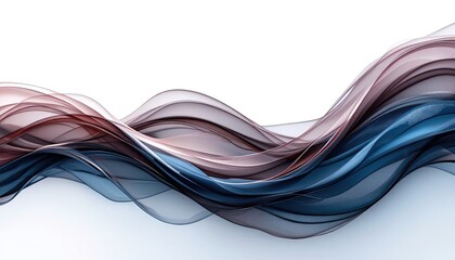 Stunning abstract waves with dynamic interplay of blue and red hues, perfect for modern designs, bringing sophistication and contemporary flair to any project