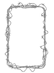 abstract portrait outline made of steel security wire. graphic element for mobile stories, posters, or digital ads.