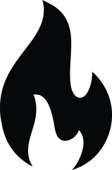 flame, fire, heat, energy, burn, hot, combustion, ignition, warmth, power, symbol, icon, graphic, silhouette, black and white, design, element, abstract, danger, intensity, passion, blaze, inferno, fu