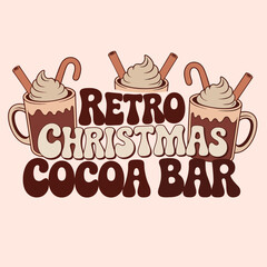 Cocoa retro christmas bar
