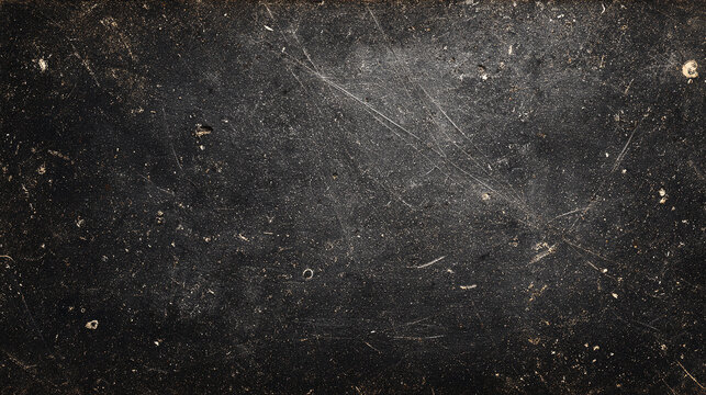 A dark grunge background with subtle scratches and textures