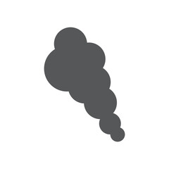smoke logo icon illustration flat