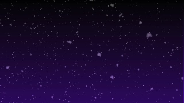 Snow Fall Purple