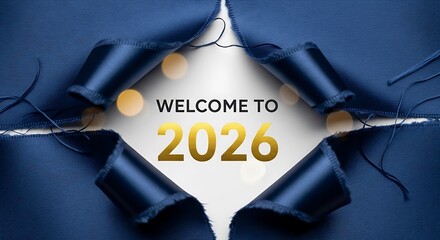 Welcome to the year two thousand and twenty six with blue border