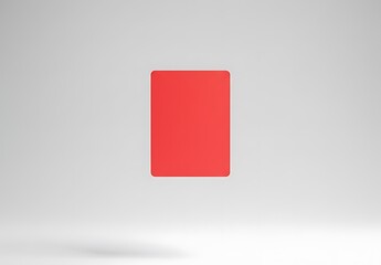 Minimalist Red Card Concept