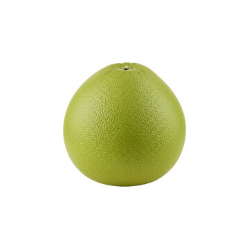 Fresh Pomelo Fruit Isolated on Black Background