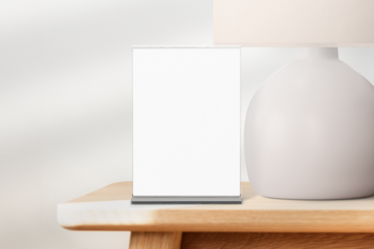 Png sign mockup, transparent design