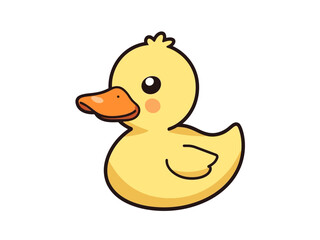 Cute Duck Cartoon Design Very Cool