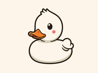 Cute Duck Cartoon Design Very Cool
