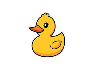 Cute Duck Cartoon Design Very Cool