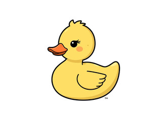 Cute Duck Cartoon Design Very Cool