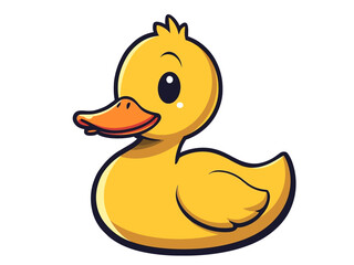 Cute Duck Cartoon Design Very Cool