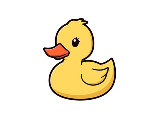 Cute Duck Cartoon Design Very Cool