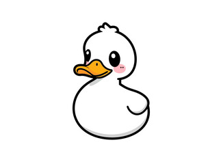 Cute Duck Cartoon Design Very Cool