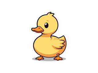 Cute Duck Cartoon Design Very Cool