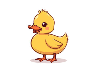 Cute Duck Cartoon Design Very Cool