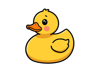 Cute Duck Cartoon Design Very Cool