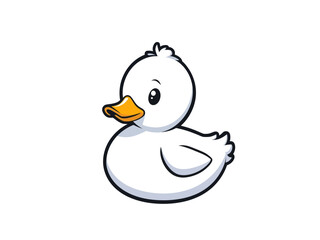 Cute Duck Cartoon Design Very Cool