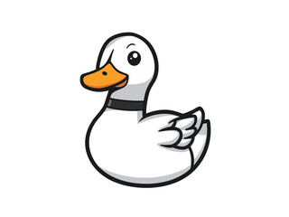 Cute Duck Cartoon Design Very Cool