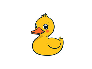 Cute Duck Cartoon Design Very Cool