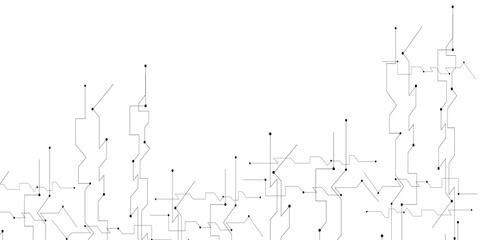 abstract modern seamless and technology circuit board background geometric grid patterns, geometric abstract background with modern science and technological circuit board.