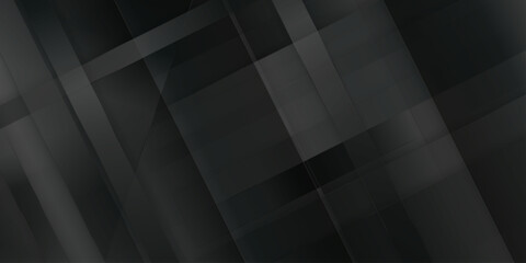 modern dynamic Geometric Abstract Background with Graphite to Silver Gradient dark black geometric lines and shapes, abstract dark blue luxury modern seamless business and technology background.