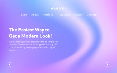 Soft gradient background with an elegant, flowing blend of light purple, blue, and pink, providing a contemporary aesthetic for web, digital art, or presentation slides