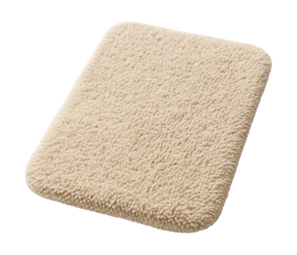 Cozy, plush chenille floor mats for added comfort beside your bed.