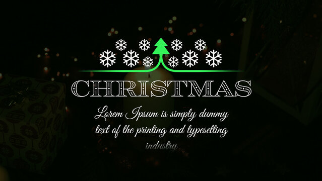 Christmas Typography Text Animations