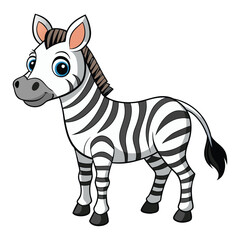 Zebra vector illustration.