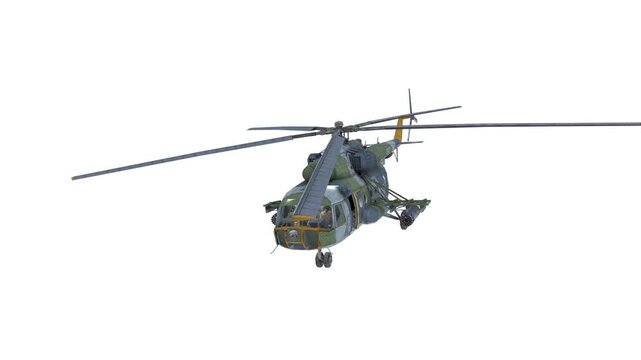 army men helicopter take off