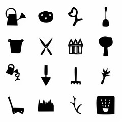 Gardening Icon Collection Vec...