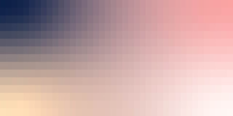 Fototapeta premium Abstract Blue Pink and Yellow Pixel Gradient Background Modern Digital Art Pattern with Smooth Blend and Minimal Geometric Texture