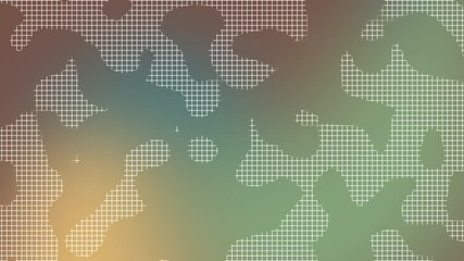 retro vintage gradient with soft teal orange and golden tones featuring scattered white grid line shapes ideal for festival graphics event branding and nostalgic design concepts