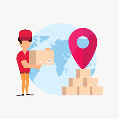 Black Friday Shopping Illustration