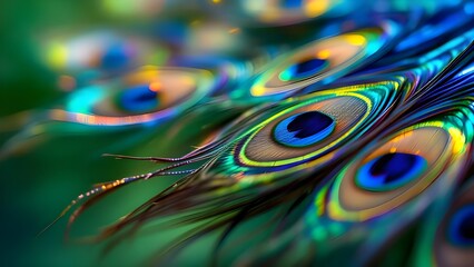 peacock feather background