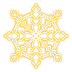 winter snowflake Christmas decoration illustration