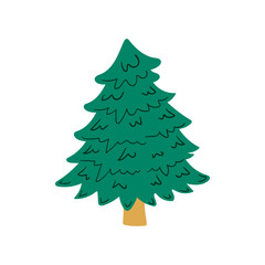 Christmas icon. Design for postcards, flyers, banners