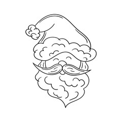 Christmas icon. Design for postcards, flyers, banners