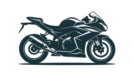 Obraz premium Sport bike vector illustration