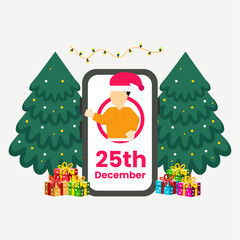 Christmas flat illustration