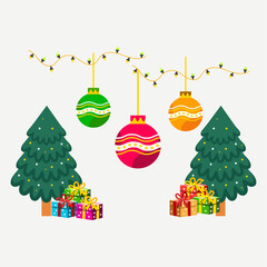 Christmas flat illustration