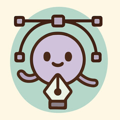 Obraz premium Pumpkin pie slice with steam cozy autumn dessert halloween icon