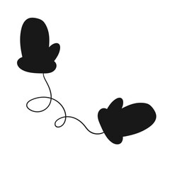 Christmas icon. Design for postcards, flyers, banners