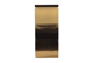 Modern Metallic Cabinetry Element