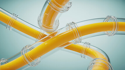 Futuristic oranges infused with microchips and electronic components, tech-inspired fruit concept, innovative sci-fi food technology illustration for digital design and modern AI creativity