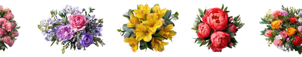Fototapeta premium Colorful Flower Bouquets
