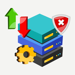 3d render of a creative idea symbol made of many spheres